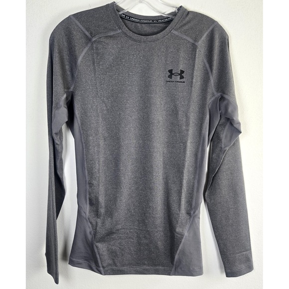 Under Armour 1361524 Men's UA HeatGear Armour Compression Shirt‎ Long Sleeve Tee - Picture 1 of 7